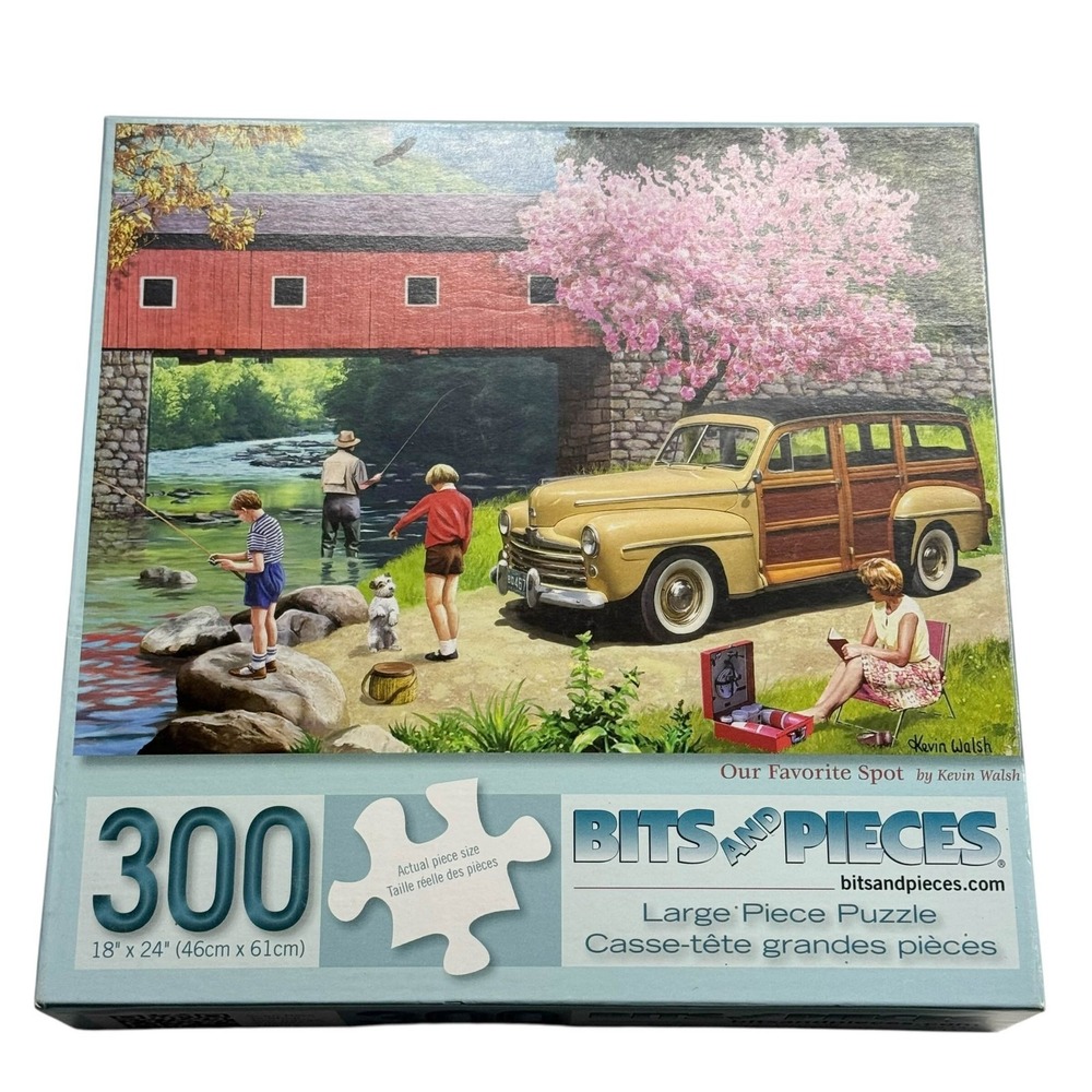 Bits And Pieces Our Favorite Spot Walsh Large Format 300 Pcs Puzzle Complete